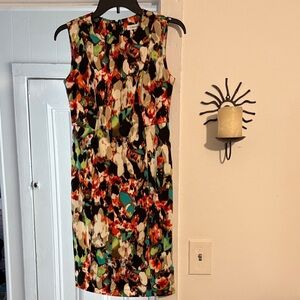 Calvin Klein Multicolor Abstract Mini Dress